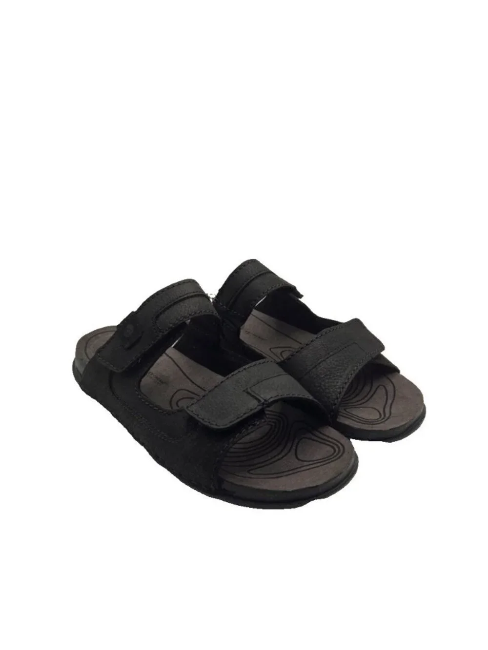 Clarks Collection Crestview Easy Slide Sandals black men's size 10M